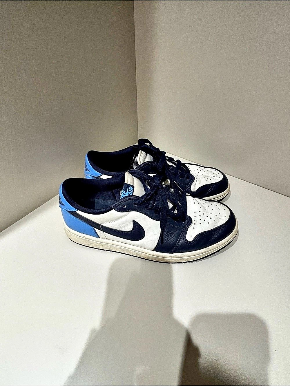 Nike Air Jordan 1 retro Low Sneakers Blue & White US 8